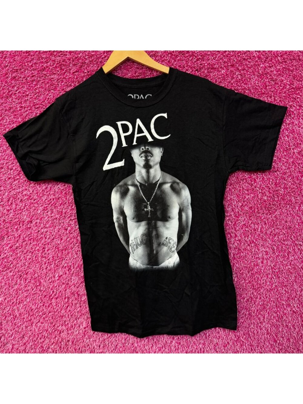 2Pac Shakur 2Pacalypse Now Album Thug Life Poster Rap Tee M